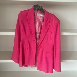 Zara Vibrant Pink Jacket